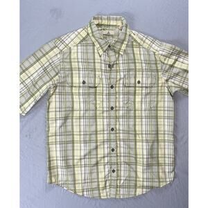 Ascend Lightweight Microfiber Button Front Fishing Tech Shirt Men's Size M EUC!